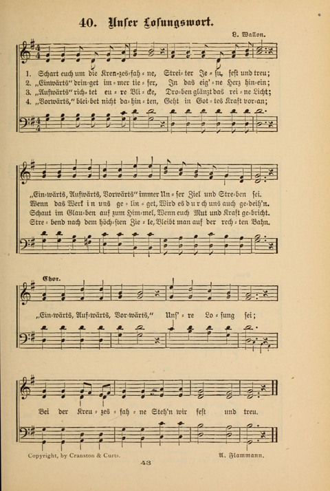 Lobe den Herrn!: eine Liedersammlung für die Sonntagschul- und Jugendwelt page 41