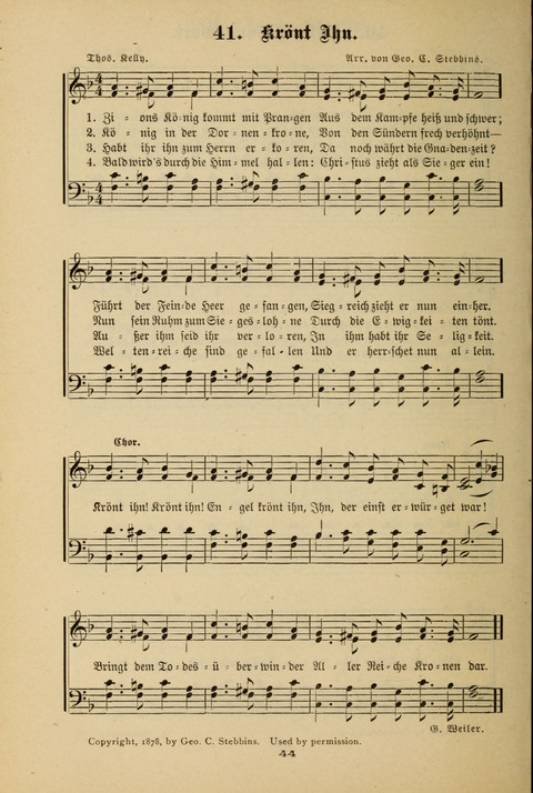 Lobe den Herrn!: eine Liedersammlung für die Sonntagschul- und Jugendwelt page 42