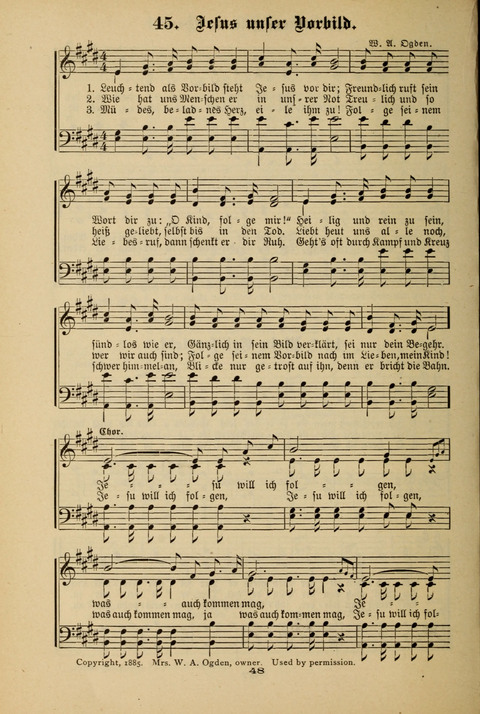Lobe den Herrn!: eine Liedersammlung für die Sonntagschul- und Jugendwelt page 46