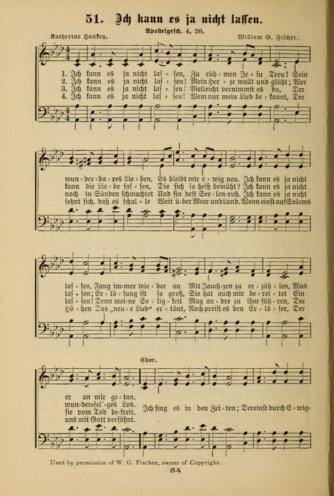 Lobe den Herrn!: eine Liedersammlung für die Sonntagschul- und Jugendwelt page 52