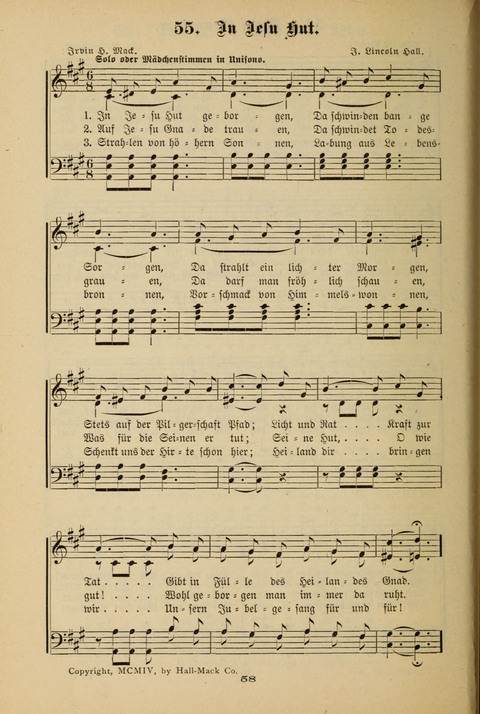 Lobe den Herrn!: eine Liedersammlung für die Sonntagschul- und Jugendwelt page 56