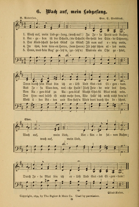 Lobe den Herrn!: eine Liedersammlung für die Sonntagschul- und Jugendwelt page 6