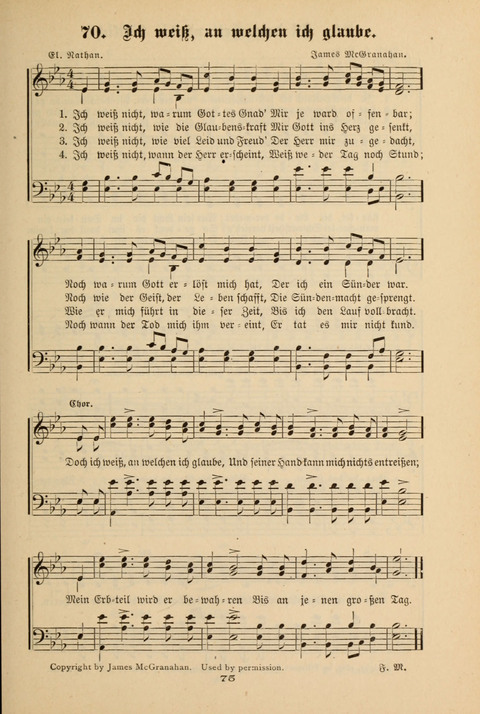 Lobe den Herrn!: eine Liedersammlung für die Sonntagschul- und Jugendwelt page 73