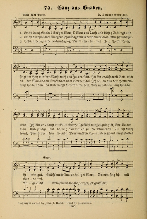 Lobe den Herrn!: eine Liedersammlung für die Sonntagschul- und Jugendwelt page 78