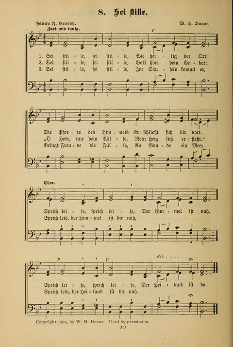 Lobe den Herrn!: eine Liedersammlung für die Sonntagschul- und Jugendwelt page 8