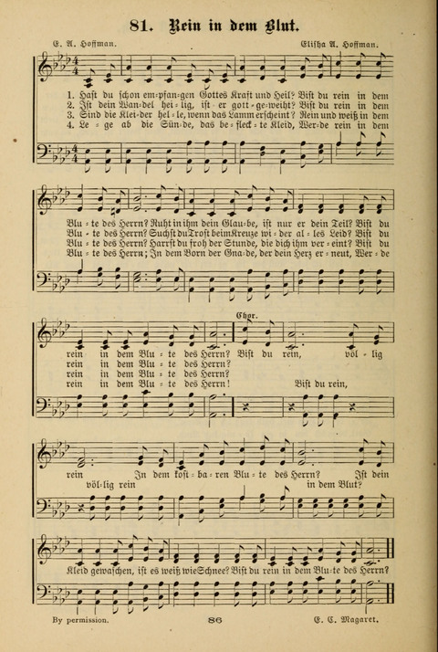 Lobe den Herrn!: eine Liedersammlung für die Sonntagschul- und Jugendwelt page 84