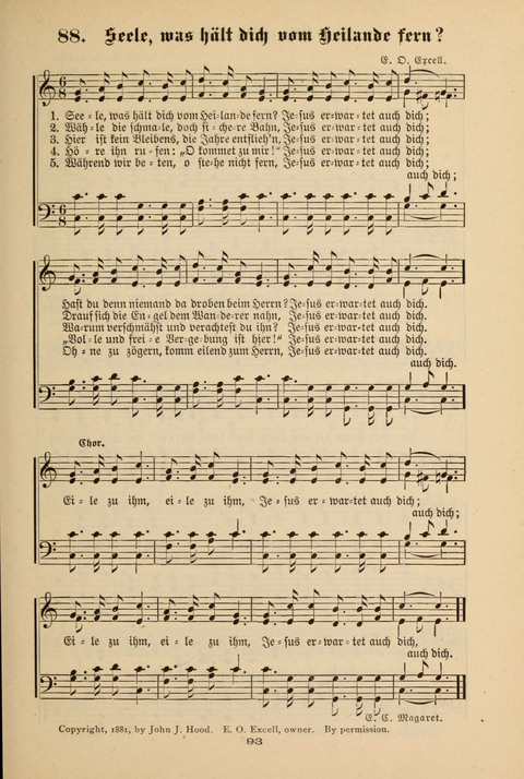 Lobe den Herrn!: eine Liedersammlung für die Sonntagschul- und Jugendwelt page 91