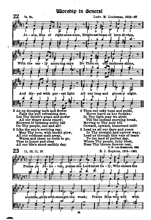 The Lutheran Hymnary page 121