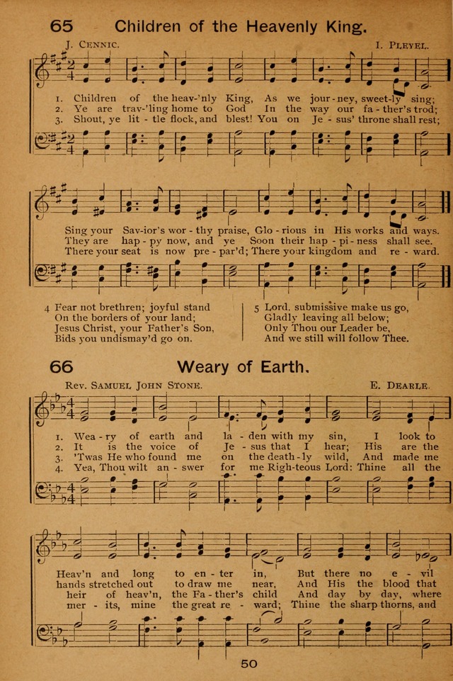 Lutheran Hymnal for the Sunday School page 50