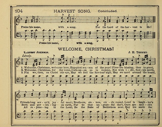 Light and Life: a collection of new hymns and tunes for sunday schools, prayer meetings, praise meetings and revival meetings page 104