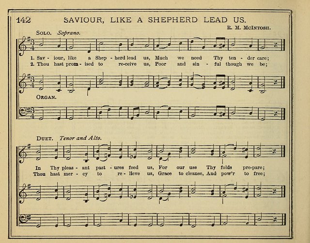 Light and Life: a collection of new hymns and tunes for sunday schools, prayer meetings, praise meetings and revival meetings page 142