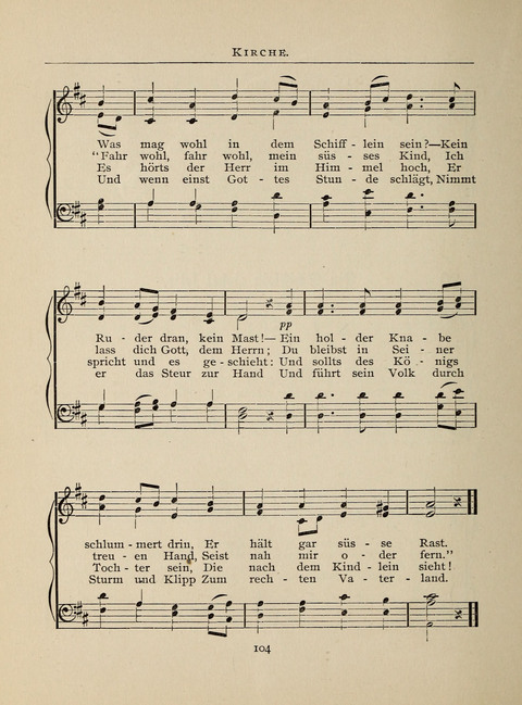 Liederlust: Altes und Neues für Muntere Sänger in Kirche, Schule und Haus page 104