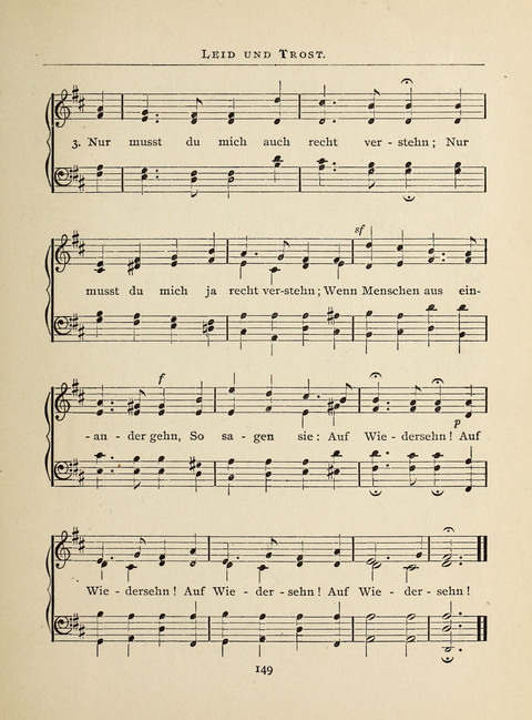 Liederlust: Altes und Neues für Muntere Sänger in Kirche, Schule und Haus page 149