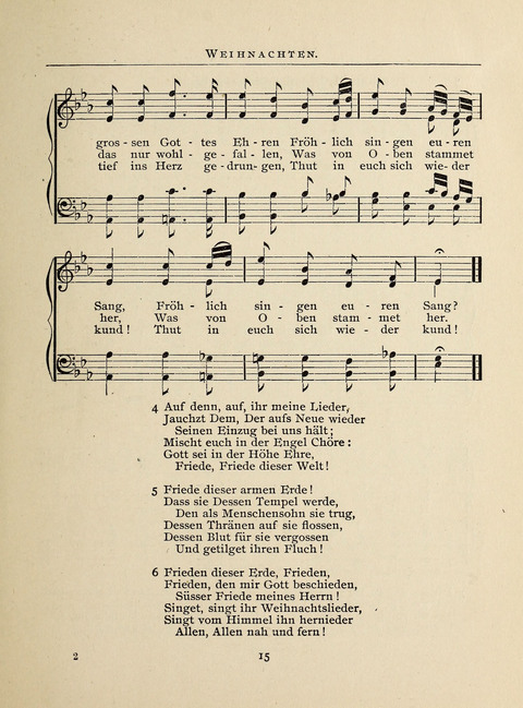 Liederlust: Altes und Neues für Muntere Sänger in Kirche, Schule und Haus page 15