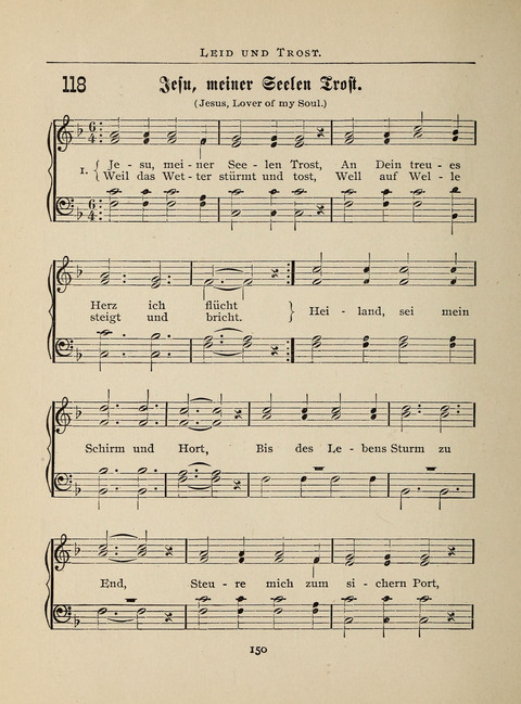 Liederlust: Altes und Neues für Muntere Sänger in Kirche, Schule und Haus page 150