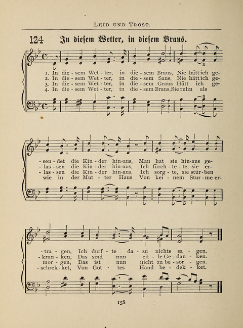 Liederlust: Altes und Neues für Muntere Sänger in Kirche, Schule und Haus page 158