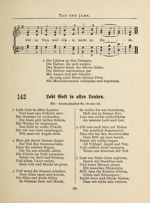 Liederlust: Altes und Neues für Muntere Sänger in Kirche, Schule und Haus page 181