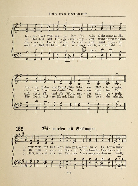 Liederlust: Altes und Neues für Muntere Sänger in Kirche, Schule und Haus page 213