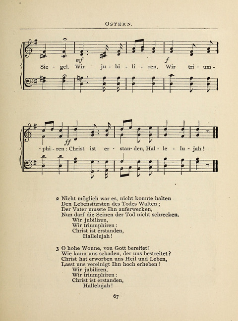 Liederlust: Altes und Neues für Muntere Sänger in Kirche, Schule und Haus page 67