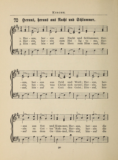Liederlust: Altes und Neues für Muntere Sänger in Kirche, Schule und Haus page 90