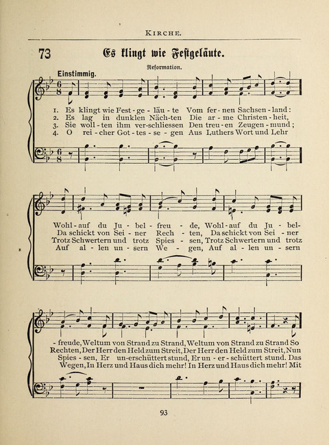 Liederlust: Altes und Neues für Muntere Sänger in Kirche, Schule und Haus page 93