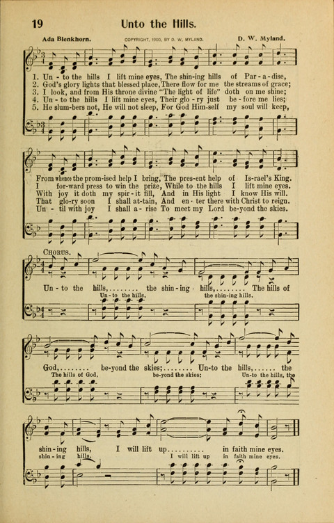 Light and Life Songs No. 2 page 19