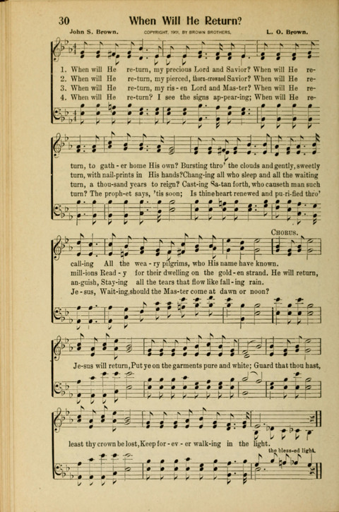 Light and Life Songs No. 2 page 30