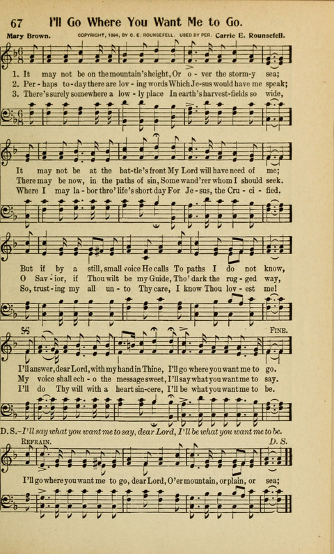 Light and Life Songs No. 2 page 67