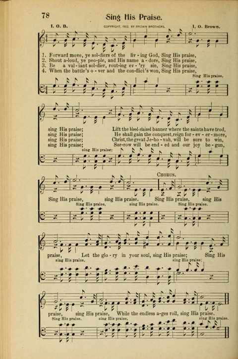 Light and Life Songs No. 2 page 78