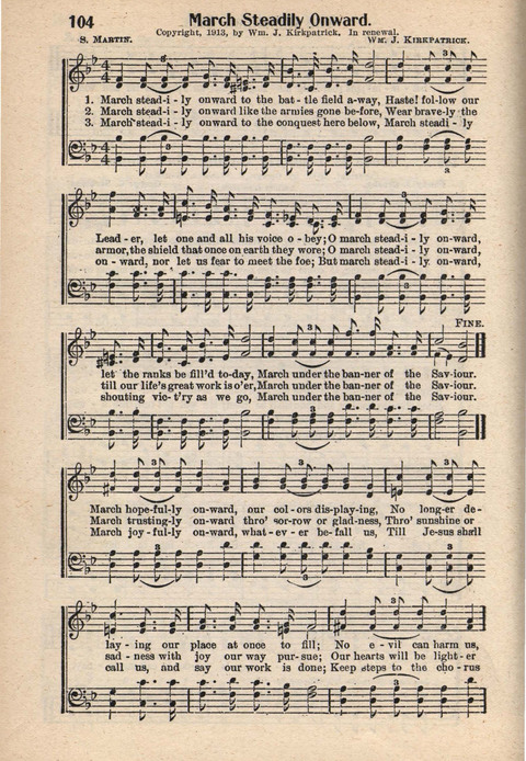 Light and Life Songs No. 3 page 104