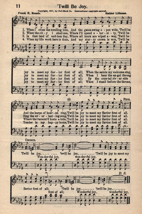 Light and Life Songs No. 3 page 11