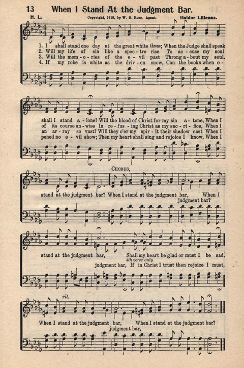 Light and Life Songs No. 3 page 13