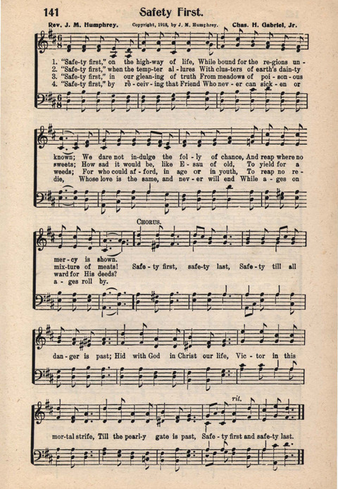 Light and Life Songs No. 3 page 141
