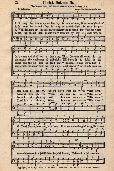 Light and Life Songs No. 3 page 21