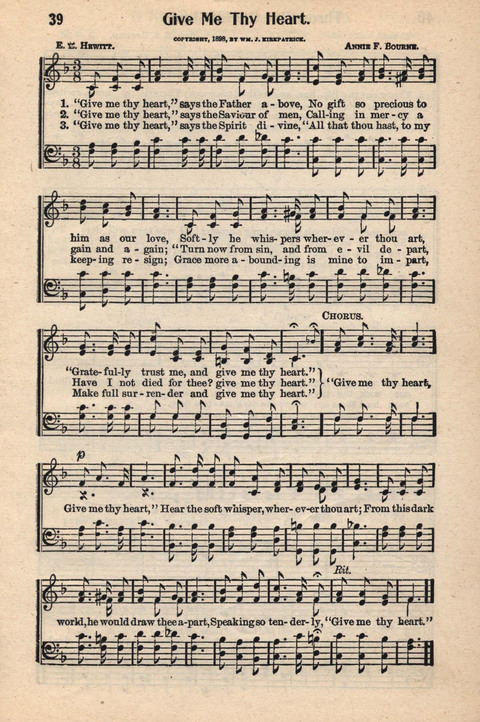 Light and Life Songs No. 3 page 39