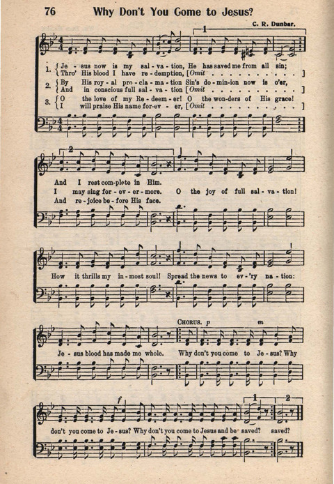 Light and Life Songs No. 3 page 76