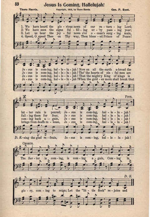 Light and Life Songs No. 3 page 89
