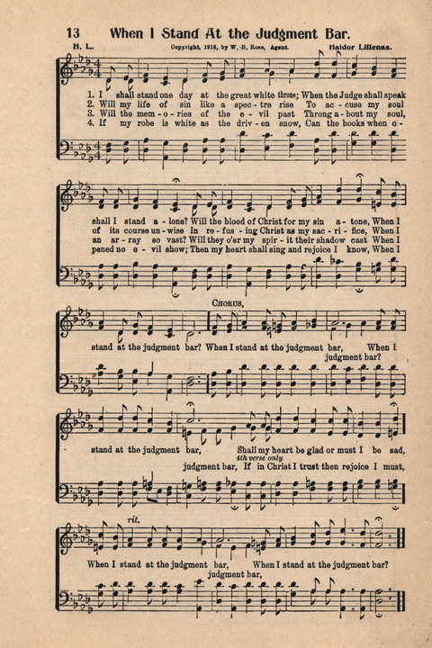 Light and Life Songs No. 4 page 13