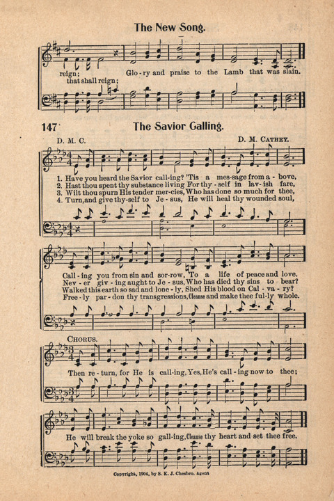 Light and Life Songs No. 4 page 147