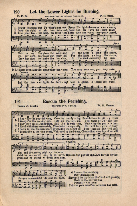 Light and Life Songs No. 4 page 180