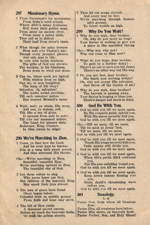 Light and Life Songs No. 4 page 216