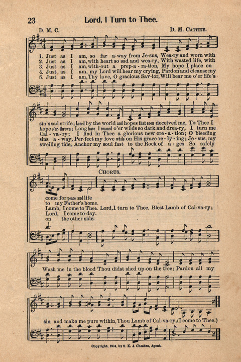 Light and Life Songs No. 4 page 23