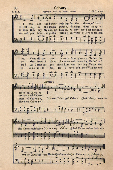 Light and Life Songs No. 4 page 33