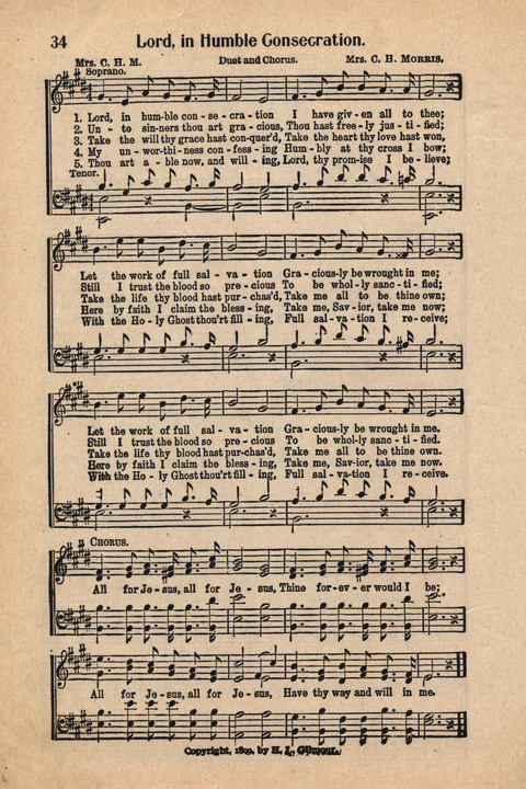 Light and Life Songs No. 4 page 34