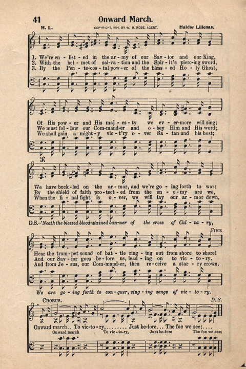 Light and Life Songs No. 4 page 41