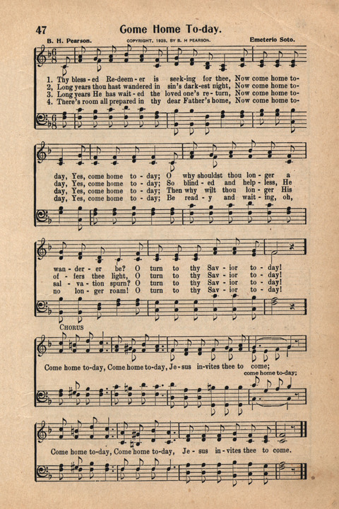 Light and Life Songs No. 4 page 47