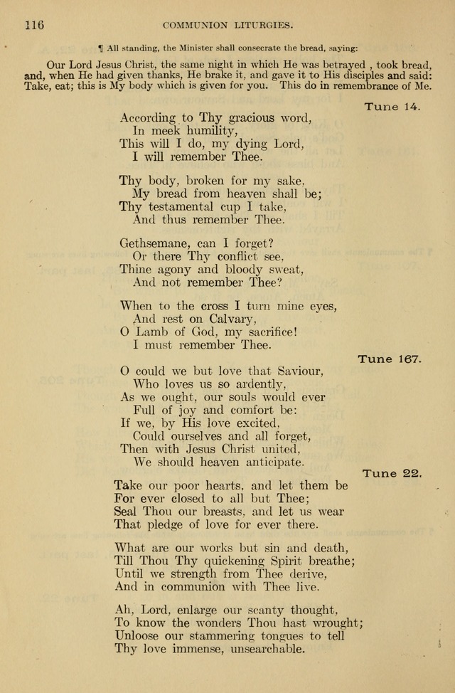 The Liturgy and the Offices of Worship and Hymns of the American Province of the Unitas Fratrum, or the Moravian Church page 116