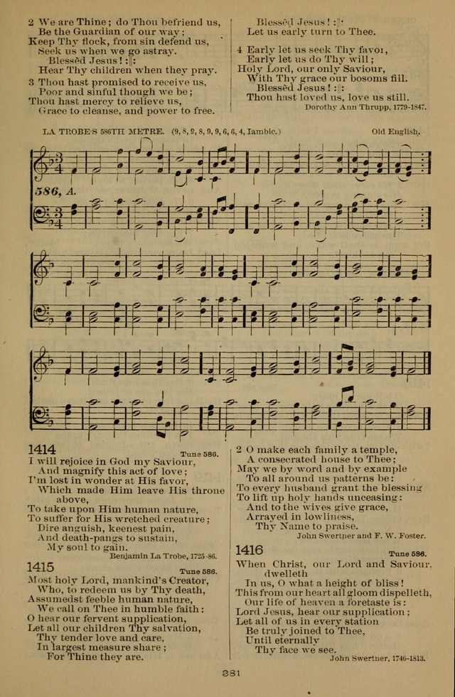 The Liturgy and the Offices of Worship and Hymns of the American Province of the Unitas Fratrum, or the Moravian Church page 565