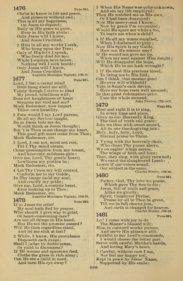 The Liturgy and the Offices of Worship and Hymns of the American Province of the Unitas Fratrum, or the Moravian Church page 582