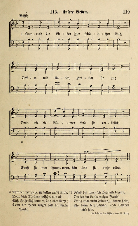 Liederlust und Psalter page 119